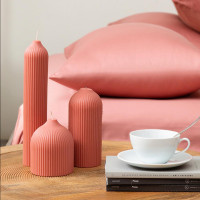 Свеча декоративная, 10.5 см, терракотовый, серия Edge, TKANO, Россия_00810420041935966413.jpg