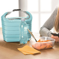 Термосумка с контейнером, 1,4 л, полиэстер, полиуретан, полипропилен, желтый, серия Handy, GUZZINI, Италия_00808760041338668891.jpg