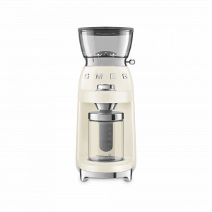 Кофемолка , литой алюминий, нержавеющая сталь, пластик, кремовый, SMEG, Италия, 