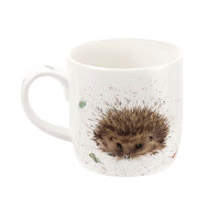 Кружка «Пробуждение ёжика», 310 мл, костяной фарфор, белый, декор, серия Wrendale Designs, ROYAL WORCESTER, Великобритания_00801600038577552116.jpg
