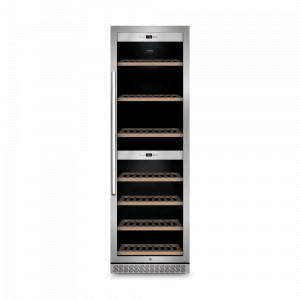 Шкаф винный WineChef Pro 180 для 180-ти бутылок, нержавеющая сталь, стекло, стальной, CASO, Германия, Винные шкафы Caso