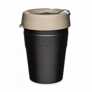 Термокружка M, 340 мл, нержавеющая сталь 18/8, полипропилен, пластик, черный, бежевый, серия Thermal, KEEPCUP, Австралия, KEEPCUP (Австралия)