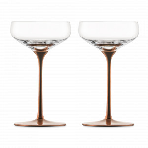 Набор бокалов для коктейлей и десертов, 2 шт., 210 мл, цвет ножки-медный, серия Secco Flavoured,  EISCH, Германия, EISCH (Германия)