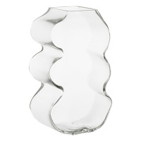 Ваза Wavy, 25 см, стекло, прозрачный, BERGENSON BJORN, Великобритания_00817540060315376437.jpg