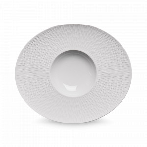 Блюдо овальное BLANC, 32 х 27 см, 270 мл, фарфор, белый, серия Boreal Satin, GUY DEGRENNE, Франция, Блюда из фарфора