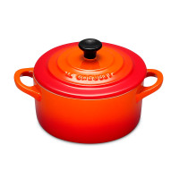 Кокот , 0,25 л, 10 см, керамика, оранжевый, серия Flame, LE CREUSET, Франция