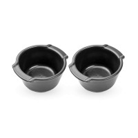 Набор из 2-х рамекинов, 11 см, 200 мл, керамика, серый, серия Light Grey, PEUGEOT CERAMIC, Франция