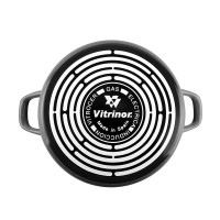 Кастрюля низкая, 26 см, сталь, стеклоэмаль, черный, серия K2, VITRINOR, Испания_00809030048134219187.jpg