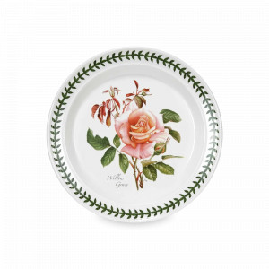 Тарелка закусочная «Розы Грация», 20 см, фаянс, белый, декор, серия Botanic Garden, PORTMEIRION, Великобритания, PORTMEIRION (Великобритания)