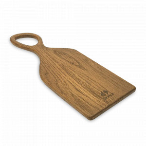 Доска разделочная с ручкой, 41 х 15 см, дуб, светло-коричневый, UNECA, Россия, UNECA (Россия)