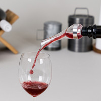 Аэратор для вина Рожок закрытый, пластик, прозрачный, черный, серия Bar Craft, HOMEFEEL, Россия_00820010061965272510.jpg