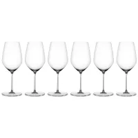 Набор из 6-ти бокалов для красного вина Bordeaux, 650 мл, хрустальное стекло, серия Hi-Lite, SPIEGELAU, Германия, 