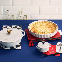 Кокотница Eiffel Tower, 10 см, керамика, белый, серия White, LE CREUSET, Франция_00805150062951269077.jpg