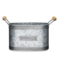 Емкость для кухонных принадлежностей, 27,5 х 11 х 17 см, сталь, серия Industrial Kitchen, KITCHEN CRAFT, Великобритания