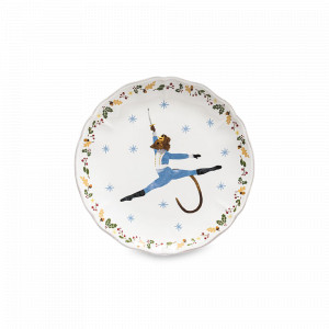 Тарелка закусочная Mouse King, 21.4 см, керамика, белый, декор, серия The Nutcracker, COSTA NOVA, Португалия, COSTA NOVA (Португалия)