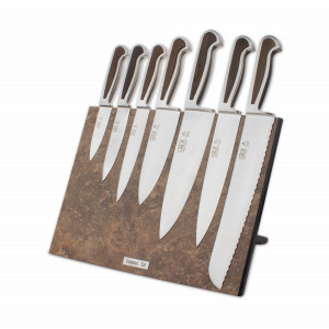 Набор из 7-ми кухонных ножей на подставке, серия Delta, GUDE, Германия, Набор ножей на подставке 8 предметов