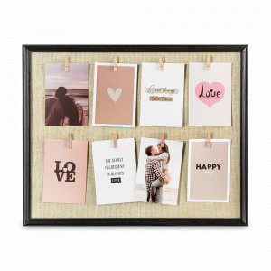 Рамка для 8-ми фотографий, 43 х 53 см, МДФ, дерево, черный, бежевый, серия Everyday, BERGENSON BJORN, Великобритания, BERGENSON BJORN (Великобритания)