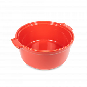 Форма круглая для суфле, 24 см, 2.4 л, керамика, красный, серия Red, PEUGEOT CERAMIC, Франция, Скидка до -35% на PEUGEOT CERAMIC