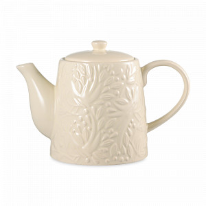 Чайник заварочный, 1 л, керамика, кремовый, серия Birds of Paradise, LIBERTY JONES, Россия, Чайники заварочные