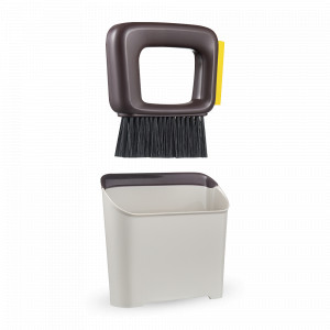 Набор для чистки поверхностей Clear, 17,2 х 5,2 х 15,2 см, пластик АБС, коричневый, SMART SOLUTIONS, Россия, Полезные мелочи