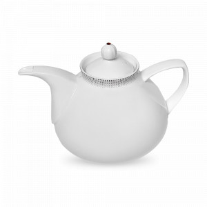 Чайник заварочный, 1.2 л, фарфор, белый, золотой, серия Meridien Gold, WALLENDORFER, Германия, Чайники заварочные