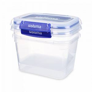 Набор из 2-х контейнеров, 1,49 л, пластик, серия Klip It Plus, SISTEMA, Новая Зеландия, SISTEMA (Новая Зеландия)
