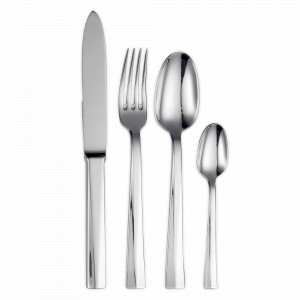 Набор столовых приборов, 24 предмета на 6 персон, нержавеющая сталь 18/10, серия Duecento, BROGGI, Италия, BROGGI (Италия)