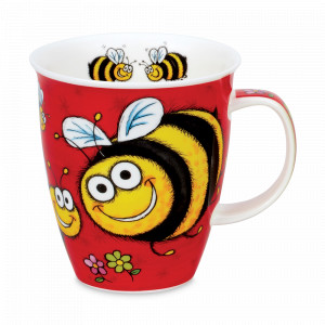 Кружка «Веселая ферма Пчелы», 480 мл, костяной фарфор, декор, серия Nevis, DUNOON, Великобритания, DUNOON (Великобритания)