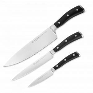 Набор из 3-х кухонных ножей поварская тройка, серия Classic Ikon, WUESTHOF, Германия, WUESTHOF (Германия)
