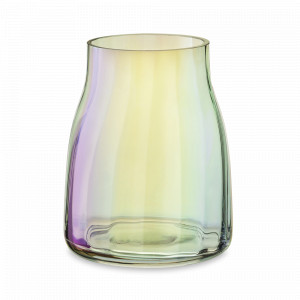 Ваза Agnis, 16 см, стекло, перламутр, BERGENSON BJORN, Великобритания, Стеклянные вазы для цветов