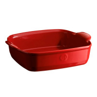 Керамическая форма для запекания, 28 х 23 х 7 см, гранат, EMILE HENRY, Франция