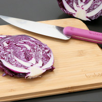 Нож кухонный поварской, 18 см, фиолетовая ручка, серия Chopping boards and Knives, TREBONN, Италия_00816280049445165469.jpg
