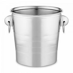 Ведро для льда Wine Time, 3 л, нержавеющая сталь, стальной, WALMER, Великобритания, WALMER (Великобритания)