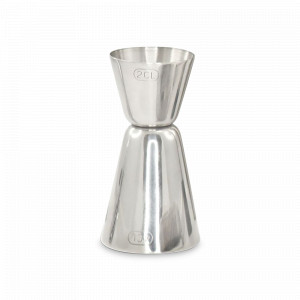 Джиггер двойной, нержавеющая сталь, стальной, PULLTEX, Испания, Барные аксессуары для коктейлей