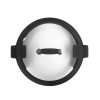 Набор посуды Silence PRO, 7 предметов: 3 кастрюли, 1 ковш, 3 стеклянные крышки, нержавеющая сталь, серия Silence PRO, ROESLE, Германия_00805400043872455773.jpg