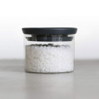 Банка для сыпучих продуктов, 0,3 л, стекло, пластик, темно-серый, BRABANTIA, Бельгия_00795940042336833489.jpg