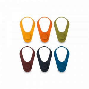 Набор из 6-ти пробок-маркеров, размер: 10 х 6 см, материал: силикон, VACU VIN, Нидерланды, VACU VIN (Нидерланды)