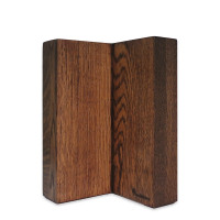 Подставка магнитная для 6-и ножей KS003SOB, 24 х 15 х 15 см, дерево дуб, WOODINHOME, Россия