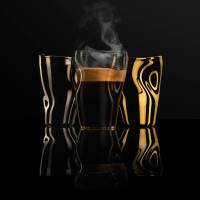 Чашка с блюдцем для эспрессо, 100 мл, цвет-золотой/черный, серия Unik, EISCH, Германия_00814470034303205309.jpg