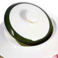 Сервиз чайный на 6 персон, 21 предмет, фарфор, белый, декор, серия Майя, MIX&MATCH HOME, Китай_00813890005526336666.jpg