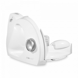 Слайсер - ломтерезка, нержавеющая сталь, пластик, белый, CLATRONIC, Германия, CLATRONIC (Германия)