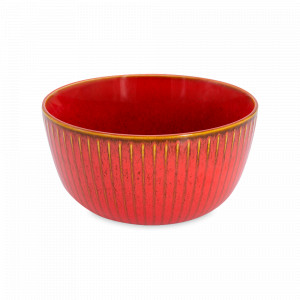 Салатник порционный, 650 мл, 14 см, керамика, терракот, серия Comet, HOME &amp; STYLE, Китай, Салатники из керамики