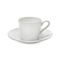 Пара чайная White, 190 мл, керамика, белый, серия Beja, COSTA NOVA, Португалия, 