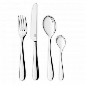 Набор столовых приборов на 6 персон Reality, 24 предмета, сталь нержавеющая 18/10, WO HOME, Германия, Столовые приборы WO HOME