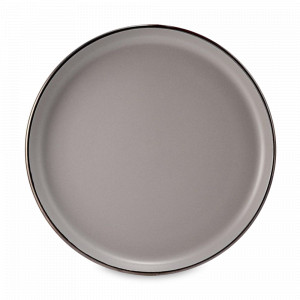 Тарелка обеденная Tracy, 26 см, керамика, серый, WALMER, Великобритания, Большая распродажа. Скидки до -60%