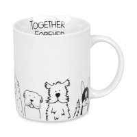 Кружка «Забавные собаки», 330 мл, фарфор, белый, KOENITZ, Германия