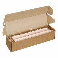 Набор из 2-х свечей, 24.5 см, бежево-розовый, серия Edge, TKANO, Россия_00817550046163484760.jpg