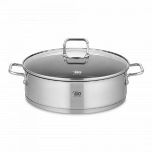 Сотейник со стеклянной крышкой, 4,4 л, диам. 28 см,  с антипригарным покрытием, серия Citrin, ELO,Германия, Скидка -20 % на посуду ELO