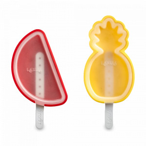 Набор из 4-х форм для мороженого «Тропик», 95 мл, 18.5 х 11.6 см, силикон, мультиколор, серия Ice, LEKUE, Испания, Ice LEKUE