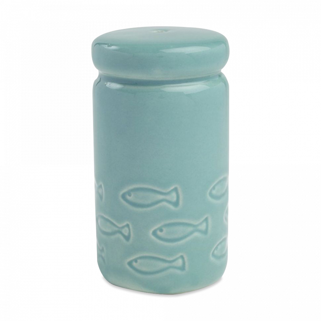 Солонка Ocean, 4,5 х 8,5 см, керамика, бирюзовый, T&G, Великобритания